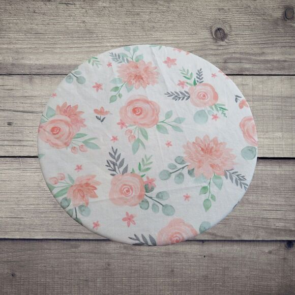 Kitchenaid Bowl Cover, Reversible Cottage Rose and Pink Floral Mixer Cover - Picture 6 of 6